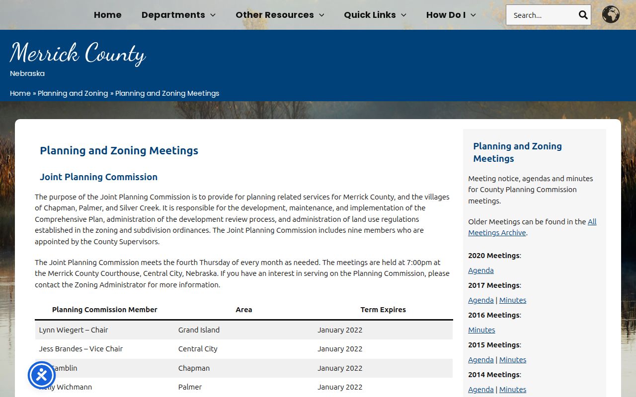 Chapman court docket planning and zoning resource